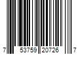 Barcode Image for UPC code 753759207267