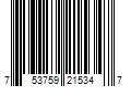 Barcode Image for UPC code 753759215347