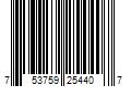 Barcode Image for UPC code 753759254407