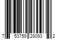 Barcode Image for UPC code 753759280932