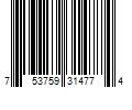 Barcode Image for UPC code 753759314774