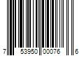 Barcode Image for UPC code 753950000766