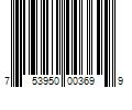 Barcode Image for UPC code 753950003699