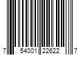 Barcode Image for UPC code 754001226227