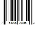 Barcode Image for UPC code 754005008553