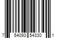 Barcode Image for UPC code 754093543301