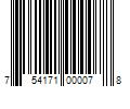 Barcode Image for UPC code 754171000078