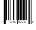 Barcode Image for UPC code 754502025862