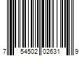 Barcode Image for UPC code 754502026319