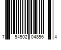 Barcode Image for UPC code 754502048564