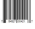 Barcode Image for UPC code 754527004217