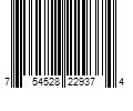 Barcode Image for UPC code 754528229374