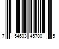 Barcode Image for UPC code 754603457005