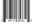 Barcode Image for UPC code 754711353305