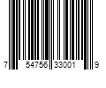 Barcode Image for UPC code 754756330019