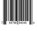 Barcode Image for UPC code 754756540494