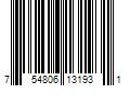 Barcode Image for UPC code 754806131931