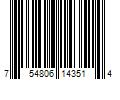 Barcode Image for UPC code 754806143514