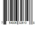 Barcode Image for UPC code 754806326108