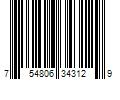 Barcode Image for UPC code 754806343129. Product Name: STIGA Carbon+ Performance Table Tennis Racket