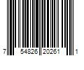 Barcode Image for UPC code 754826202611