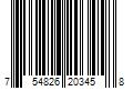 Barcode Image for UPC code 754826203458