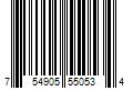 Barcode Image for UPC code 754905550534