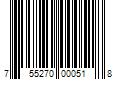 Barcode Image for UPC code 755270000518