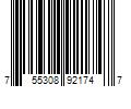 Barcode Image for UPC code 755308921747