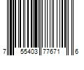 Barcode Image for UPC code 755403776716. Product Name: Donna Karan Women's Asymmetric Gathered Tear-Drop Dress - Black