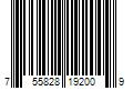 Barcode Image for UPC code 755828192009