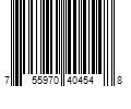 Barcode Image for UPC code 755970404548