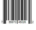 Barcode Image for UPC code 755970450262