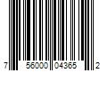 Barcode Image for UPC code 756000043652