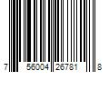 Barcode Image for UPC code 756004267818