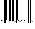 Barcode Image for UPC code 756560003189