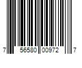 Barcode Image for UPC code 756580009727