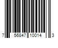 Barcode Image for UPC code 756847100143