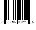 Barcode Image for UPC code 757107000425