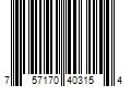 Barcode Image for UPC code 757170403154