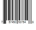 Barcode Image for UPC code 757450537548