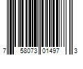 Barcode Image for UPC code 758073014973