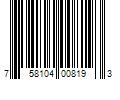 Barcode Image for UPC code 758104008193