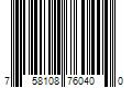 Barcode Image for UPC code 758108760400