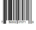 Barcode Image for UPC code 758302070718