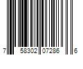 Barcode Image for UPC code 758302072866