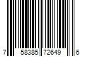 Barcode Image for UPC code 758385726496