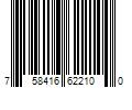 Barcode Image for UPC code 758416622100