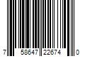 Barcode Image for UPC code 758647226740