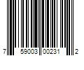 Barcode Image for UPC code 759003002312